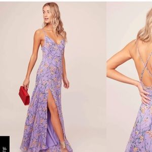 Astr the label - size SMALL dress purple floral